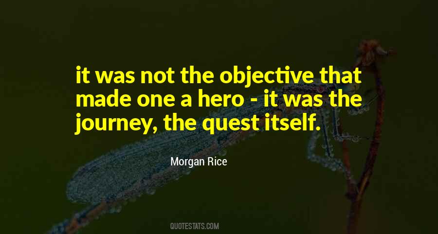 Quotes About The Hero Quest #1694699