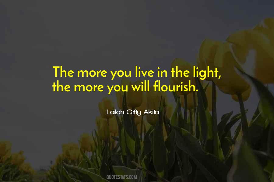 Live In The Light Quotes #1310832