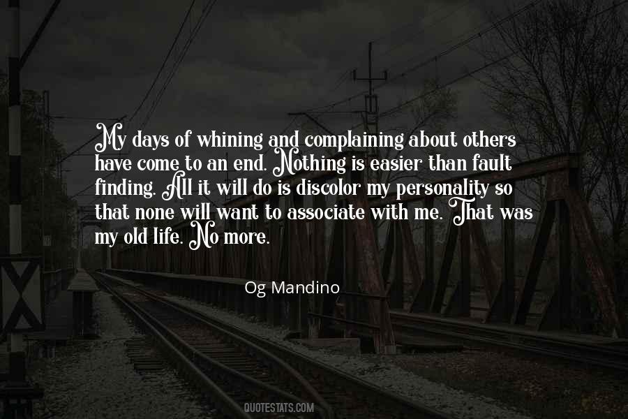 Finding Others Fault Quotes #1307598