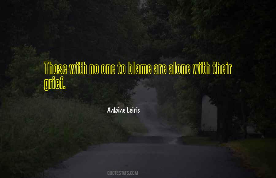 No One Alone Quotes #697568
