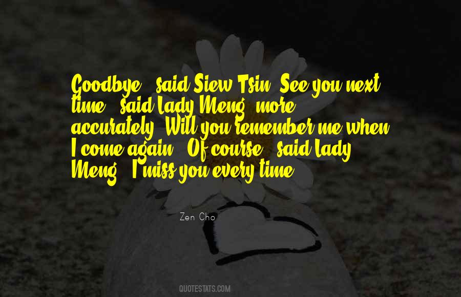She Said Goodbye Quotes #884265