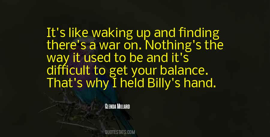 Finding The Balance Quotes #238605