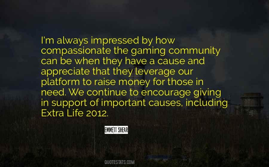 Support The Community Quotes #1252299