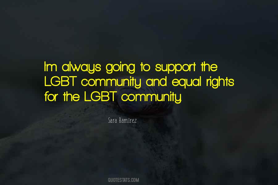Support The Community Quotes #1649083