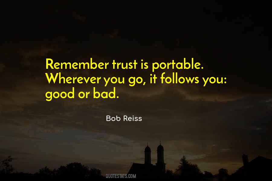 Quotes About Trust Is Good #149743