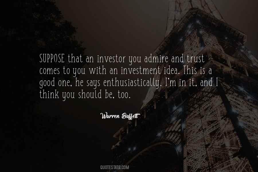 Quotes About Trust Is Good #76818