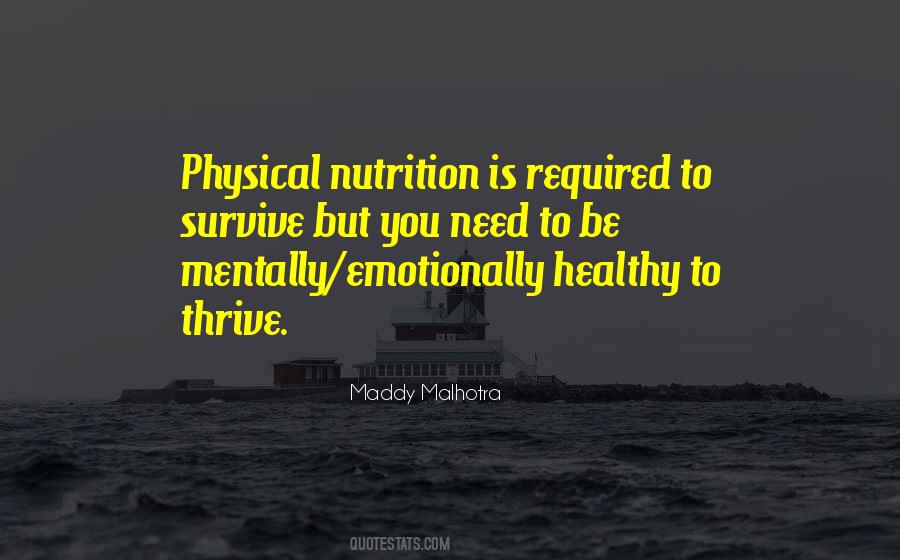 Mentally Healthy Quotes #1267115