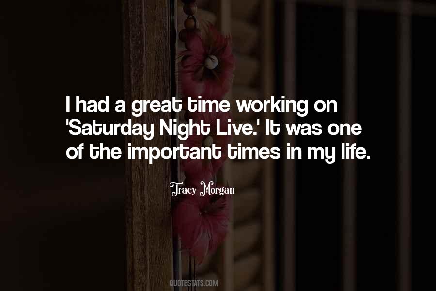 Saturday Life Quotes #109605