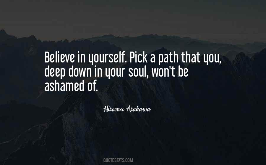 Ashamed Of Yourself Quotes #289409