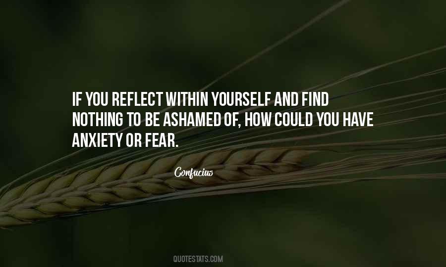 Ashamed Of Yourself Quotes #58185