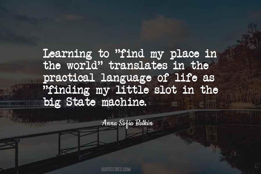 Finding Your Place Quotes #136432