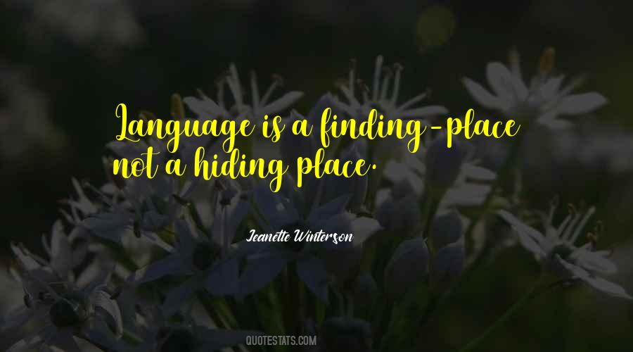 Finding Your Place Quotes #795221