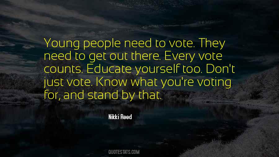 Know What You Stand For Quotes #1805608
