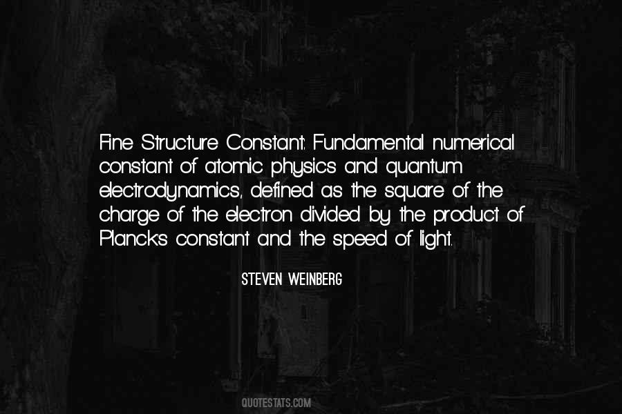 Fine Structure Constant Quotes #332246