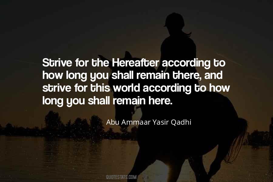 Quotes About The Hereafter #718522