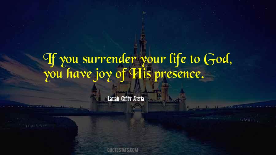 Surrender Life Quotes #1543926