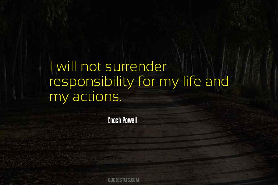 Surrender Life Quotes #444252