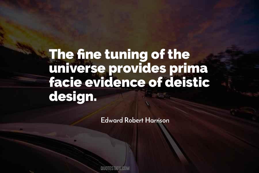 Fine Tuning Of The Universe Quotes #667587