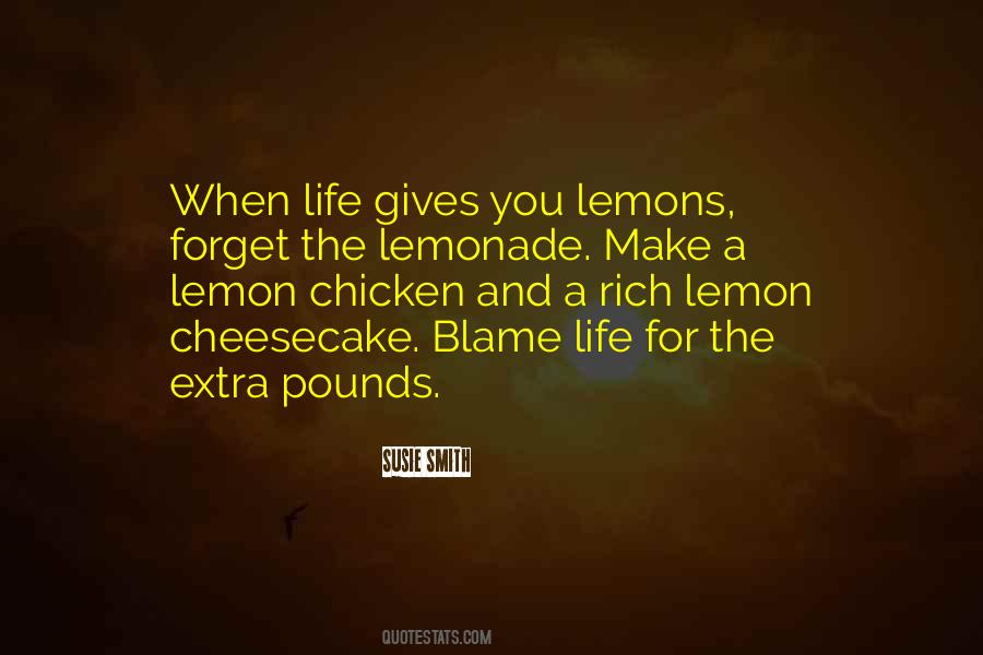 Lemon Cheesecake Quotes #399981