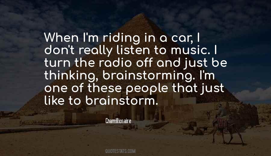 Music In Car Quotes #515795