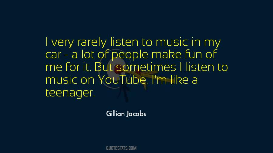 Music In Car Quotes #638384