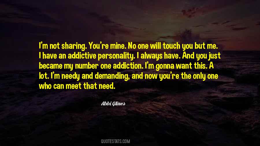 Not Sharing You Quotes #1017347