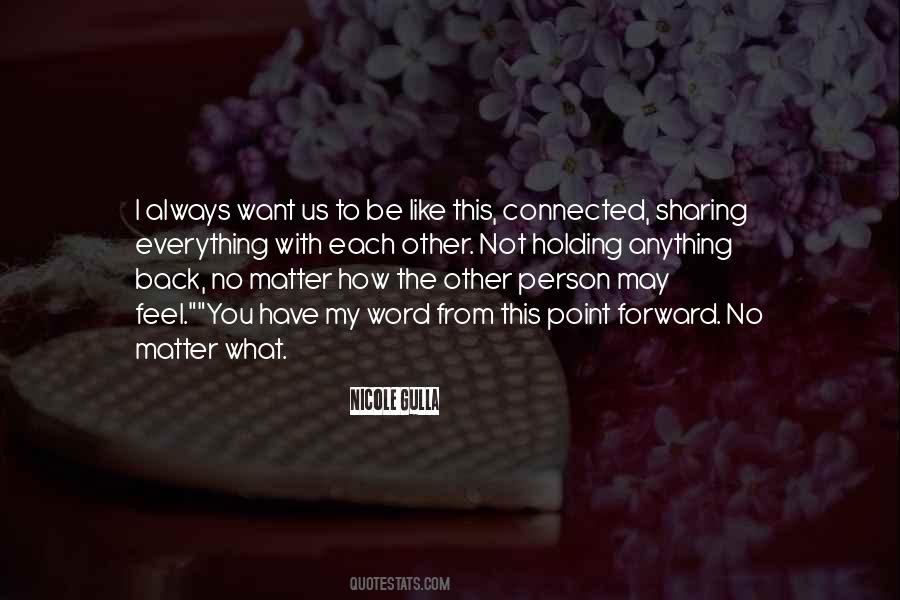 Not Sharing You Quotes #1204660