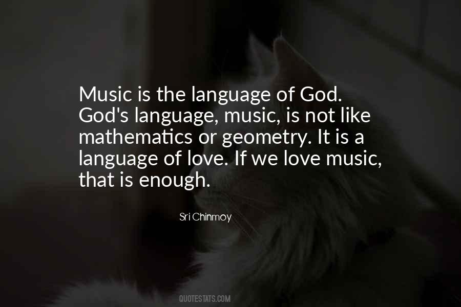 Language Of God Quotes #1126557