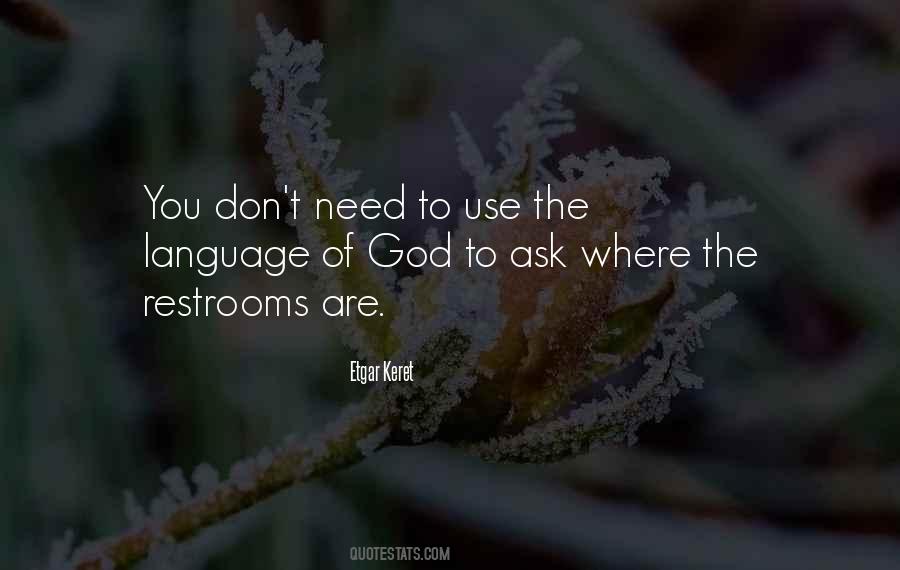 Language Of God Quotes #131997