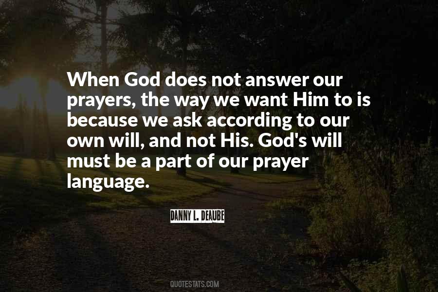 Language Of God Quotes #1600679