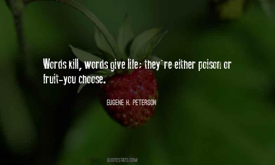 Poison Words Quotes #421744