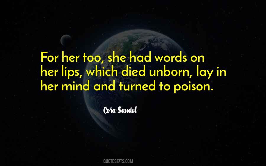 Poison Words Quotes #504341