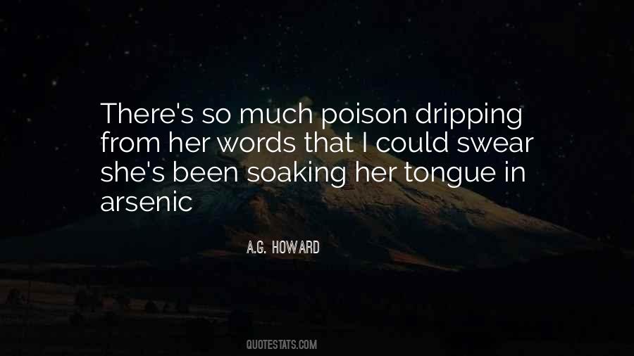 Poison Words Quotes #86980
