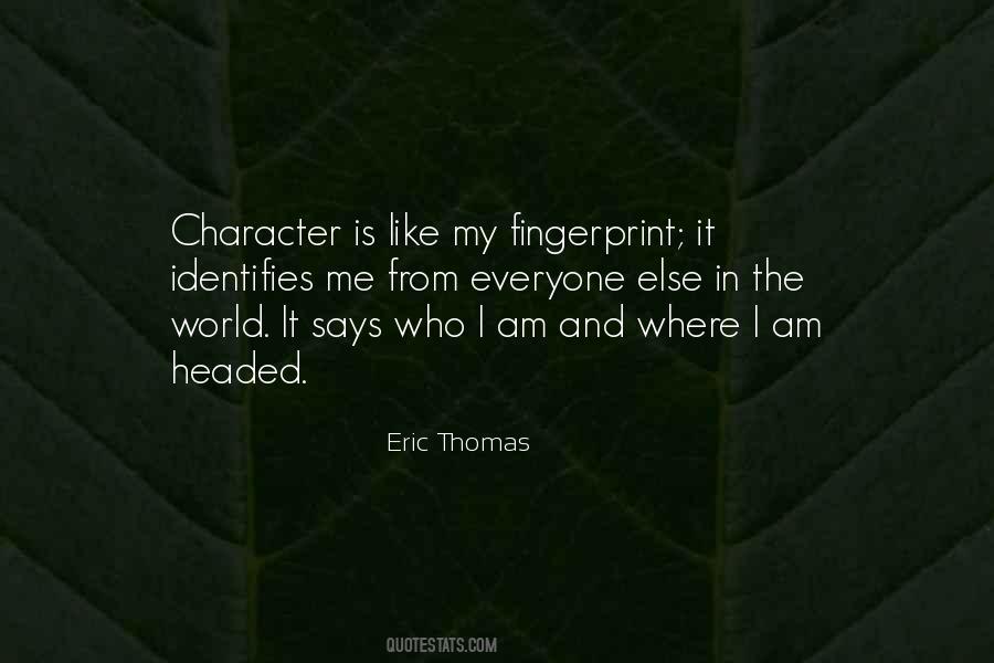 Fingerprint Quotes #234248