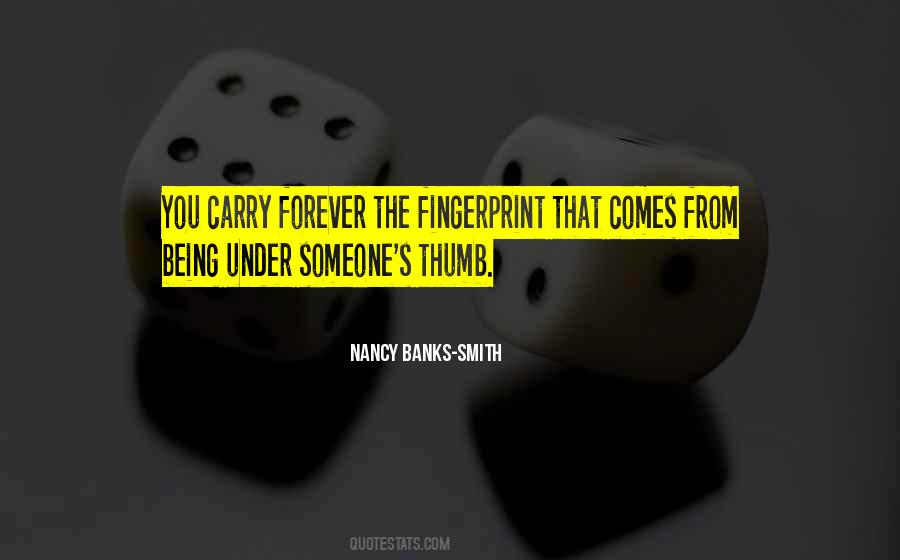 Fingerprint Quotes #518819