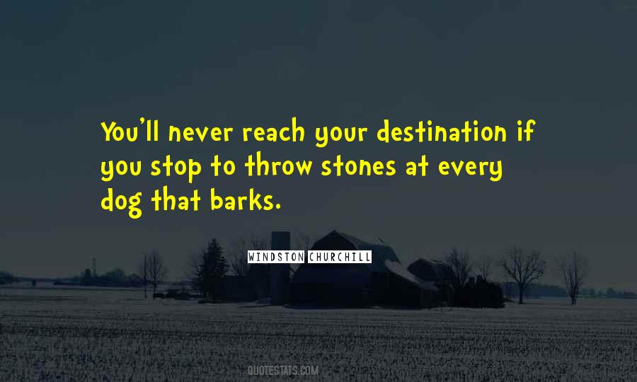 Quotes About Destination Goals #163405