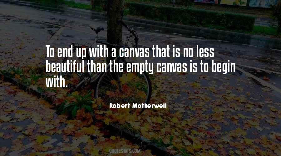 Quotes About An Empty Canvas #1336551