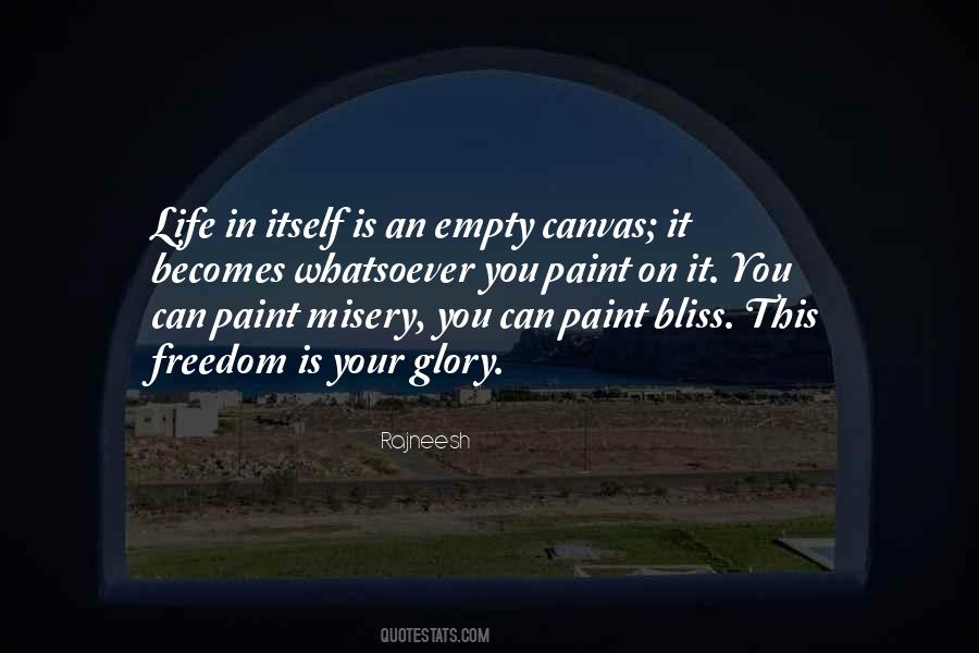 Quotes About An Empty Canvas #1513287