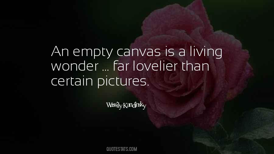Quotes About An Empty Canvas #1756833