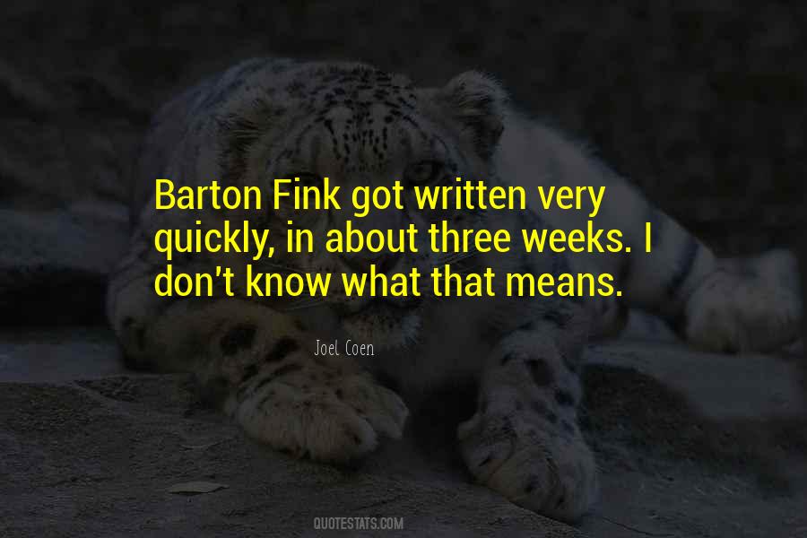 Fink Quotes #1657181