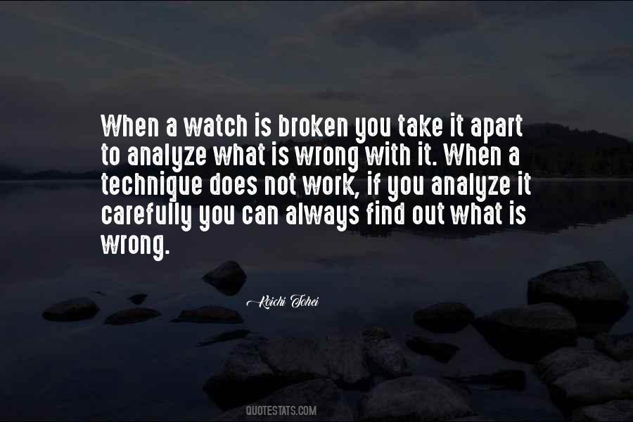 Broken Watch Quotes #706424