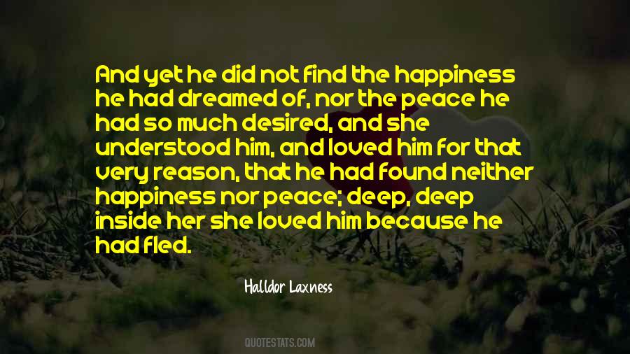 Deep Peace Quotes #1429903
