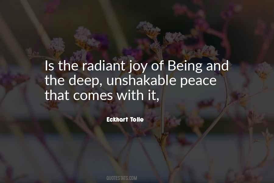 Deep Peace Quotes #445588