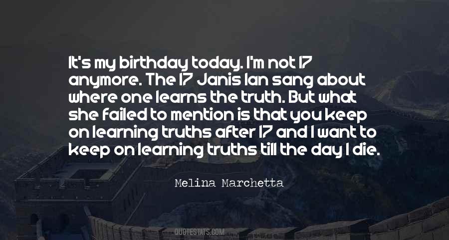Not My Birthday Quotes #1226279