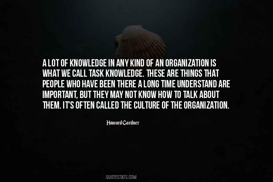 The Culture Of An Organization Quotes #1825991