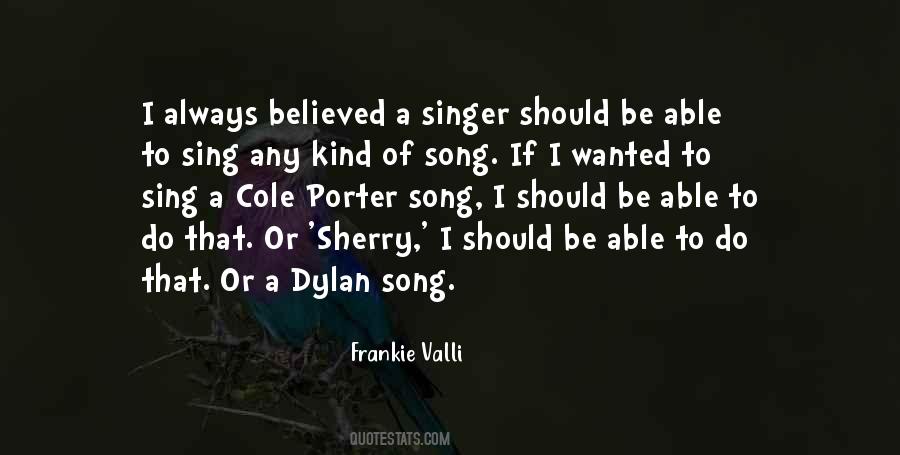 Singer Song Quotes #215284