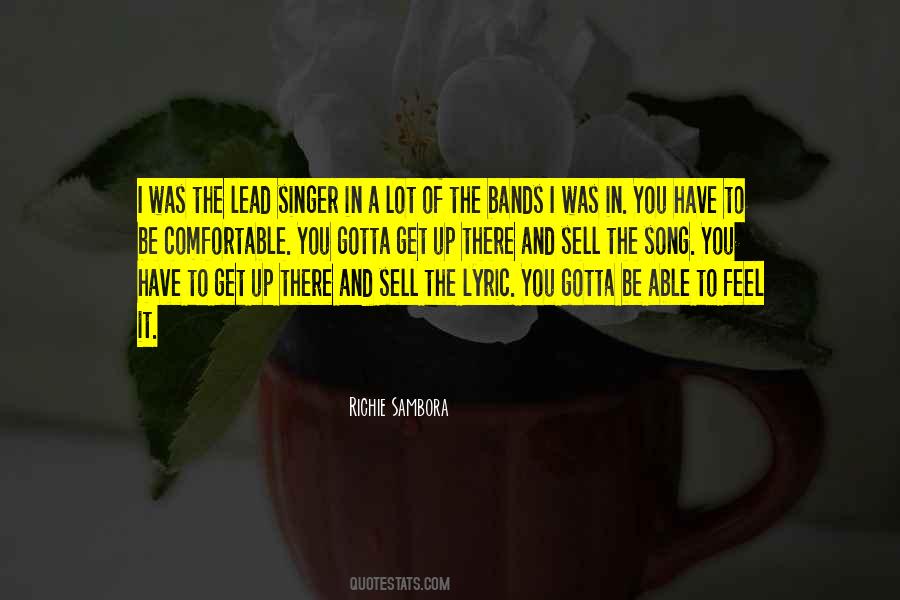 Singer Song Quotes #317133