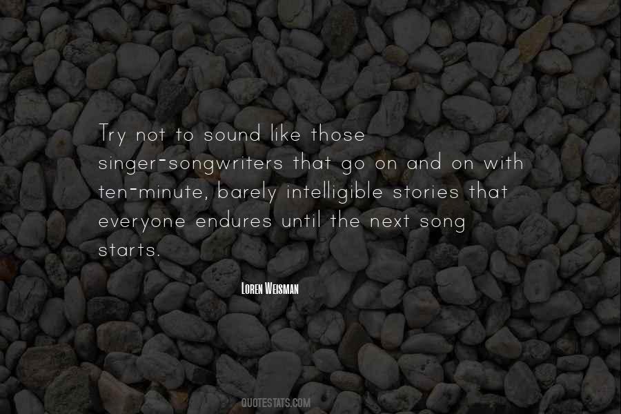 Singer Song Quotes #468226
