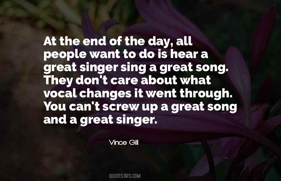 Singer Song Quotes #988918