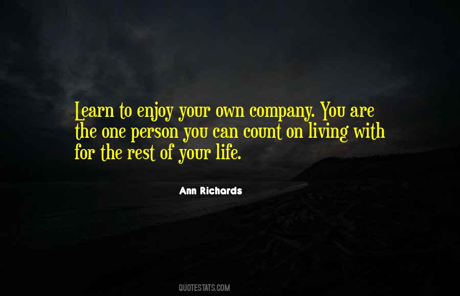 You Are Your Own Person Quotes #1518348